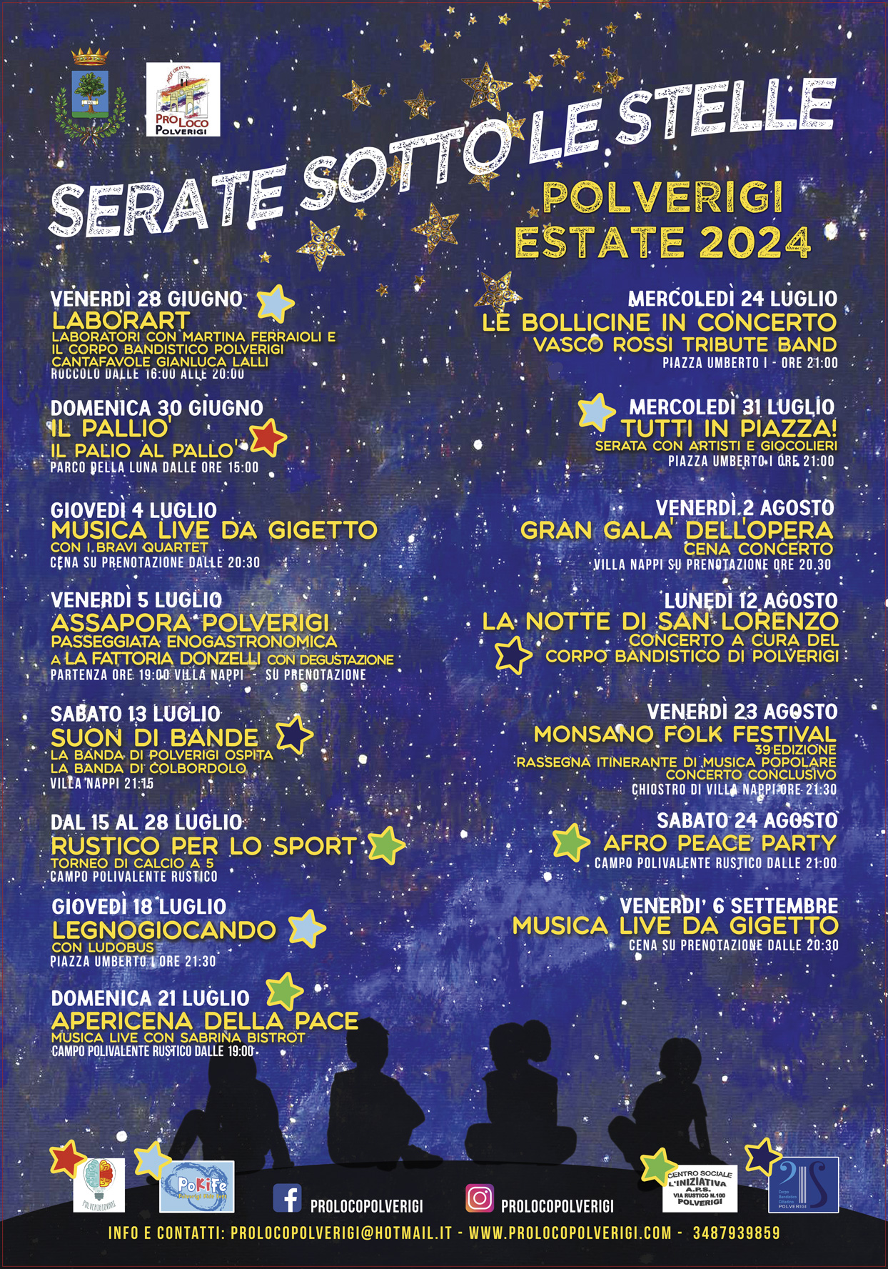 Serate Sotto le Stelle 2024