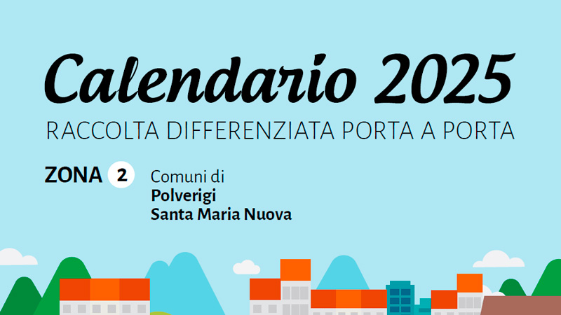 Nuovo calendario raccolta rifiuti e novità sulla differenziata